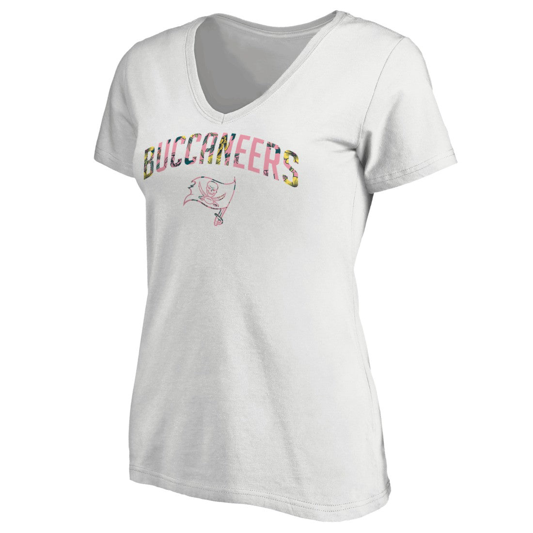 Tampa Bay Buccaneers Women's Floral Arch T-Shirt - White outlet