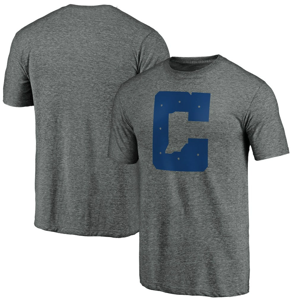 Indianapolis Colts Secondary Logo Tri-Blend T-Shirt - Gray cheap