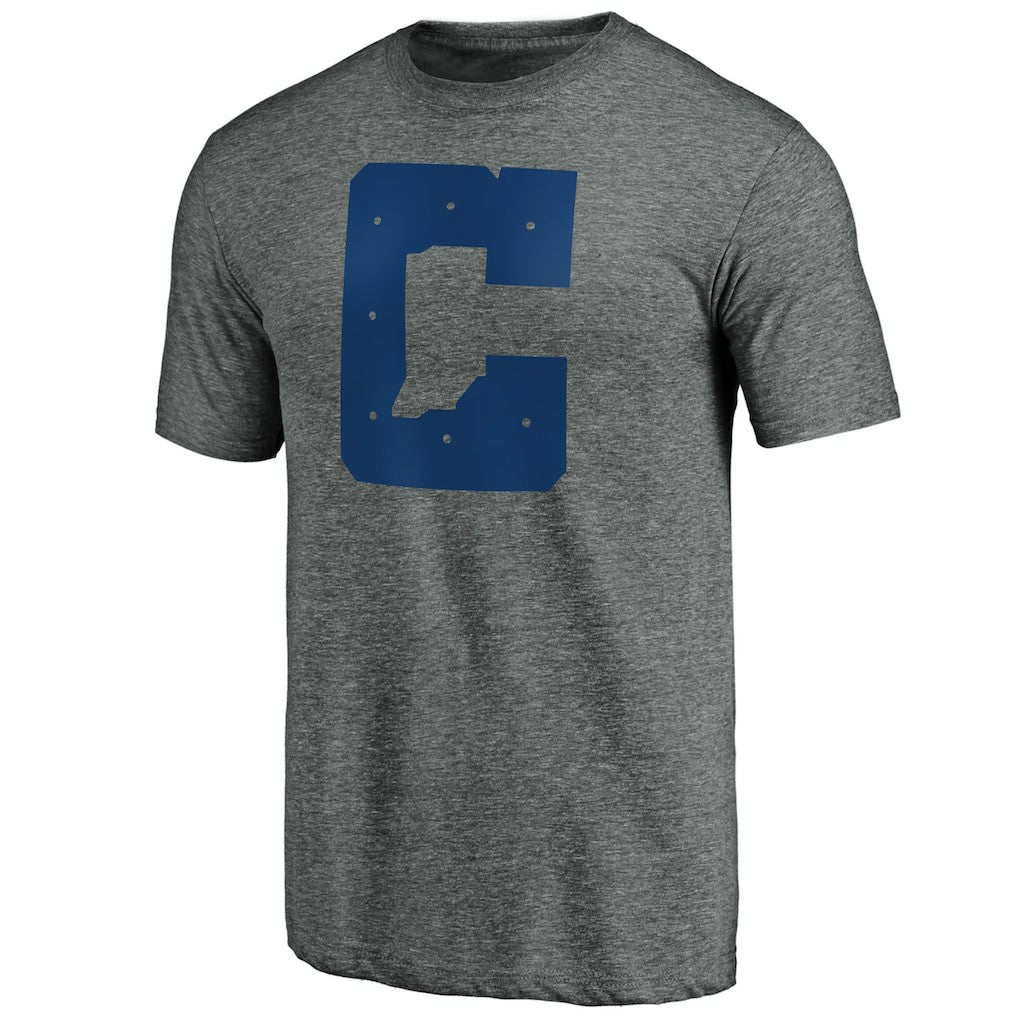 Indianapolis Colts Secondary Logo Tri-Blend T-Shirt - Gray cheap