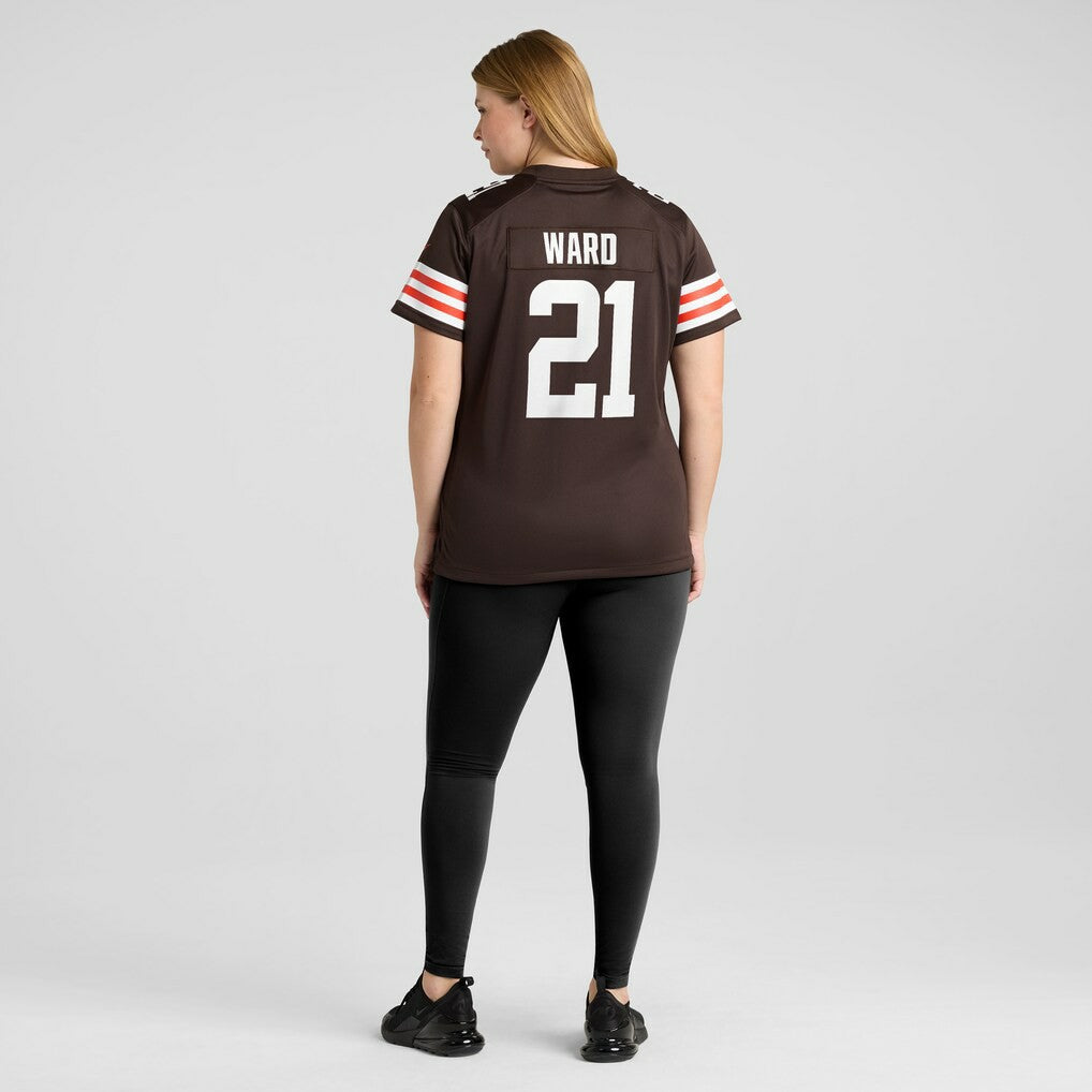 Denzel Ward Cleveland Browns Women's Player Game Jersey - Brown | Nike for sale