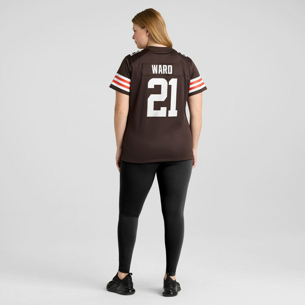 Denzel Ward Cleveland Browns Women's Player Game Jersey - Brown | Nike for sale