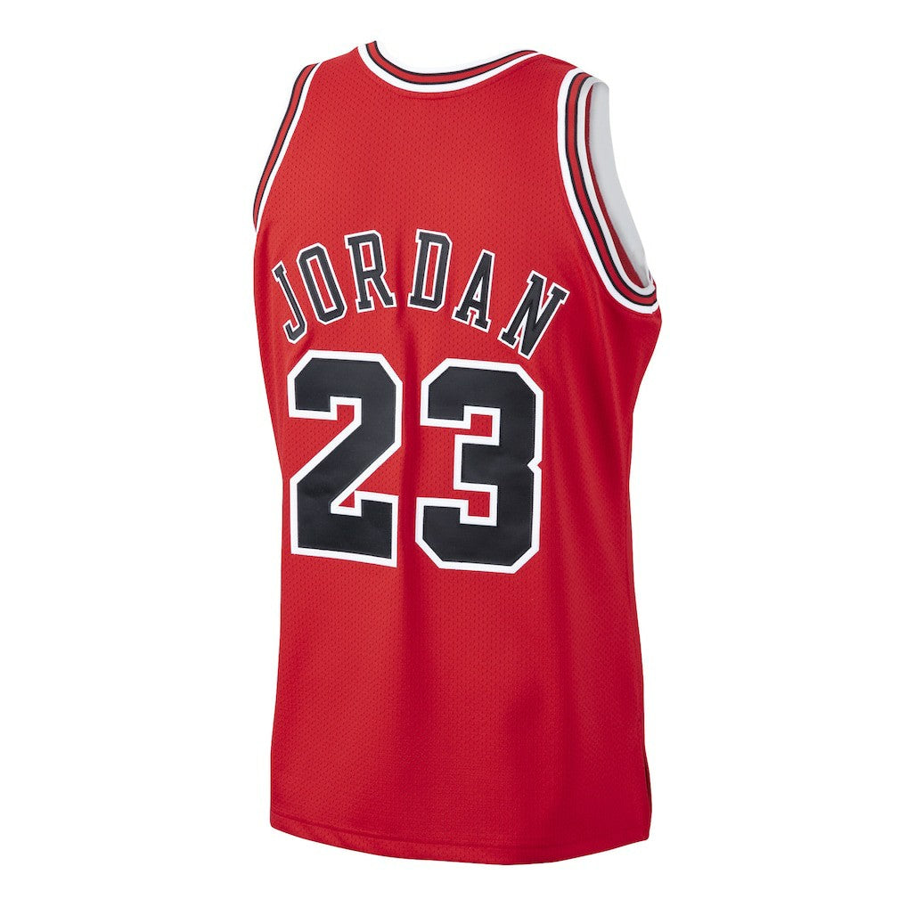 Michael Jordan Chicago Bulls 1997/98 Hardwood Classics Authentic Jersey sale - Scarlet | Mitchell & Ness discount