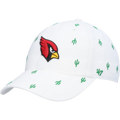 Arizona Cardinals '47 Women's Confetti Clean Up Adjustable Hat - White online