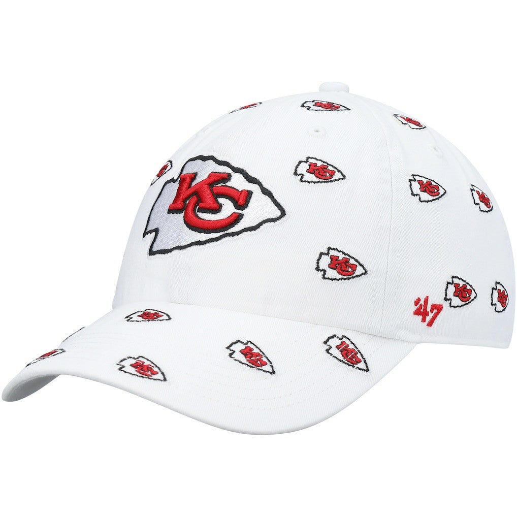 Kansas City Chiefs '47 Women's Confetti Clean Up Adjustable Hat - White online
