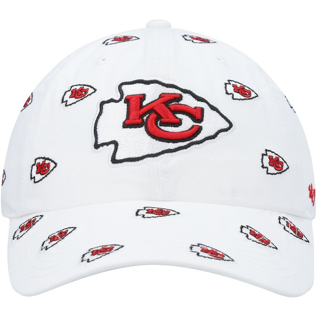 Kansas City Chiefs '47 Women's Confetti Clean Up Adjustable Hat - White online