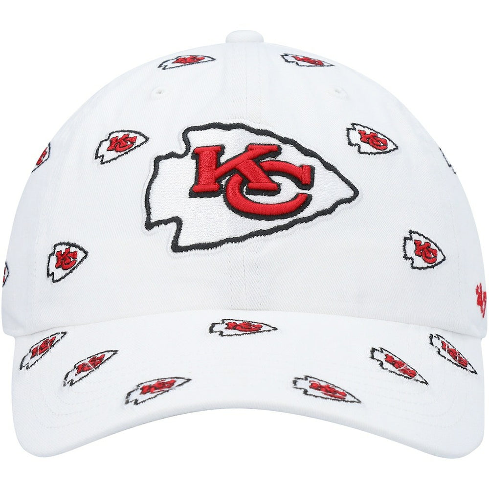 Kansas City Chiefs '47 Women's Confetti Clean Up Adjustable Hat - White online