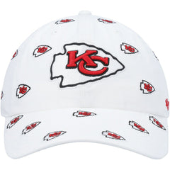 Kansas City Chiefs '47 Women's Confetti Clean Up Adjustable Hat - White online