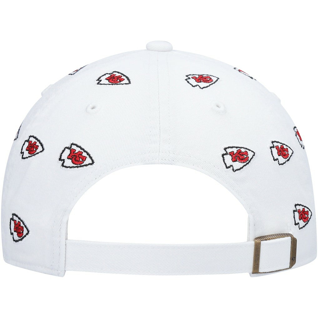 Kansas City Chiefs '47 Women's Confetti Clean Up Adjustable Hat - White online
