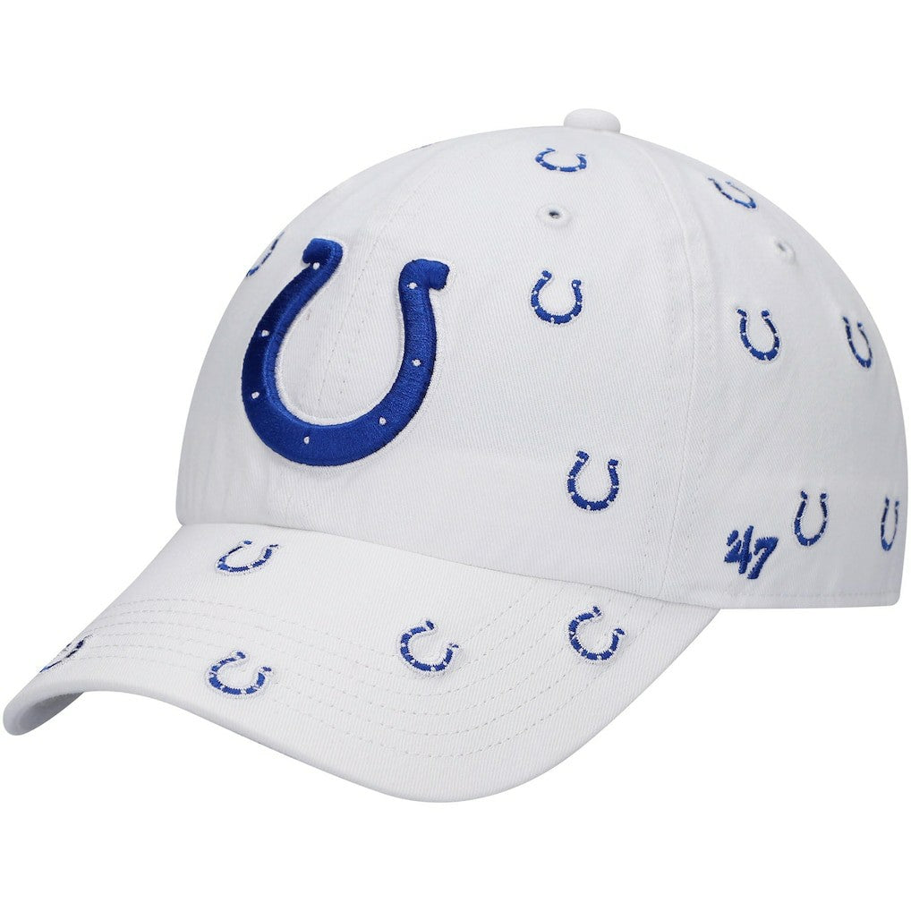 Indianapolis Colts '47 Women's Confetti Clean Up Adjustable Hat - White cheap