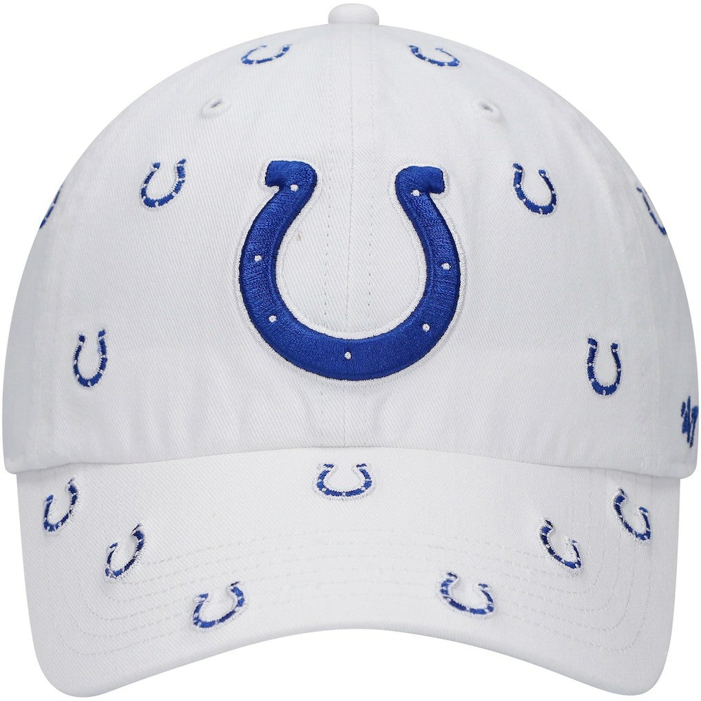 Indianapolis Colts '47 Women's Confetti Clean Up Adjustable Hat - White cheap