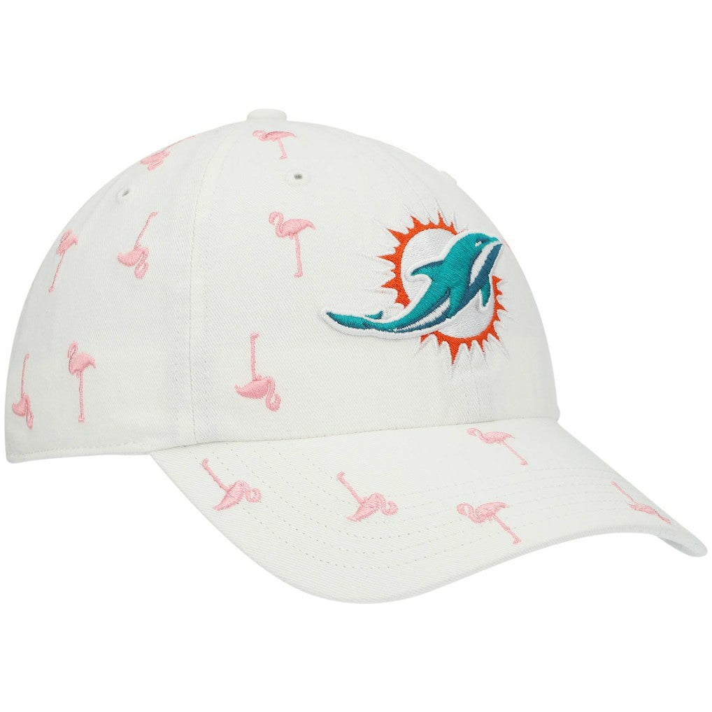 Miami Dolphins '47 Women's Confetti Clean Up Adjustable Hat - White on sale