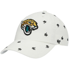 Jacksonville Jaguars '47 Women's Confetti Clean Up Adjustable Hat - White cheap