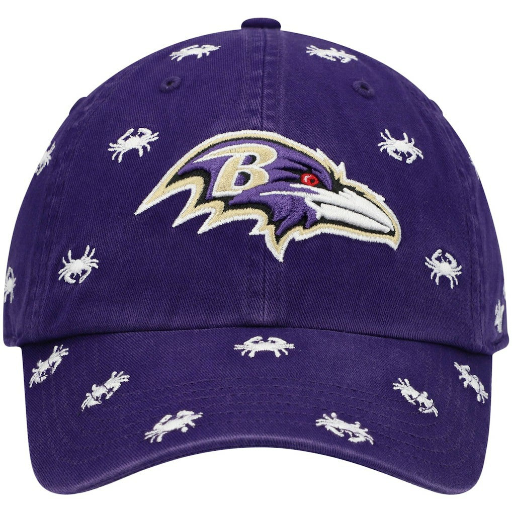 Baltimore Ravens '47 Women's Confetti Clean Up Adjustable Hat - Purple on sale