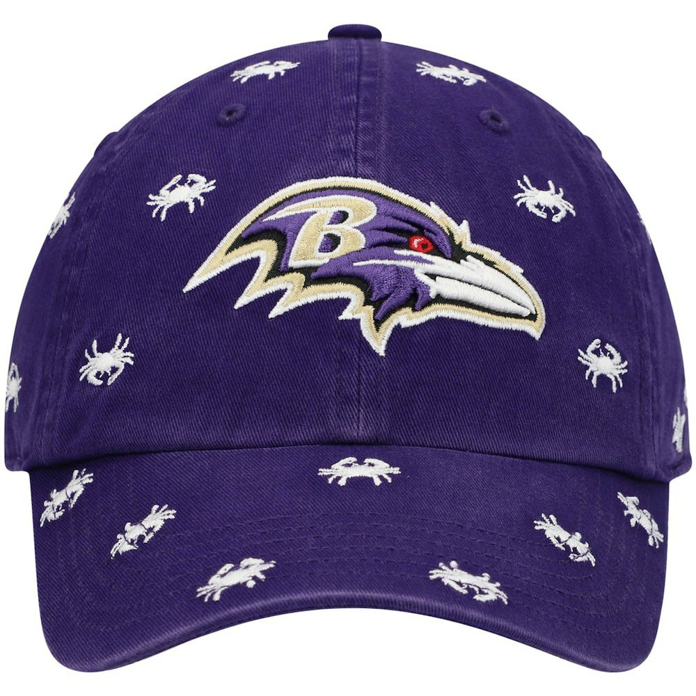 Baltimore Ravens '47 Women's Confetti Clean Up Adjustable Hat - Purple on sale