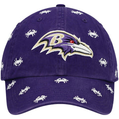 Baltimore Ravens '47 Women's Confetti Clean Up Adjustable Hat - Purple on sale