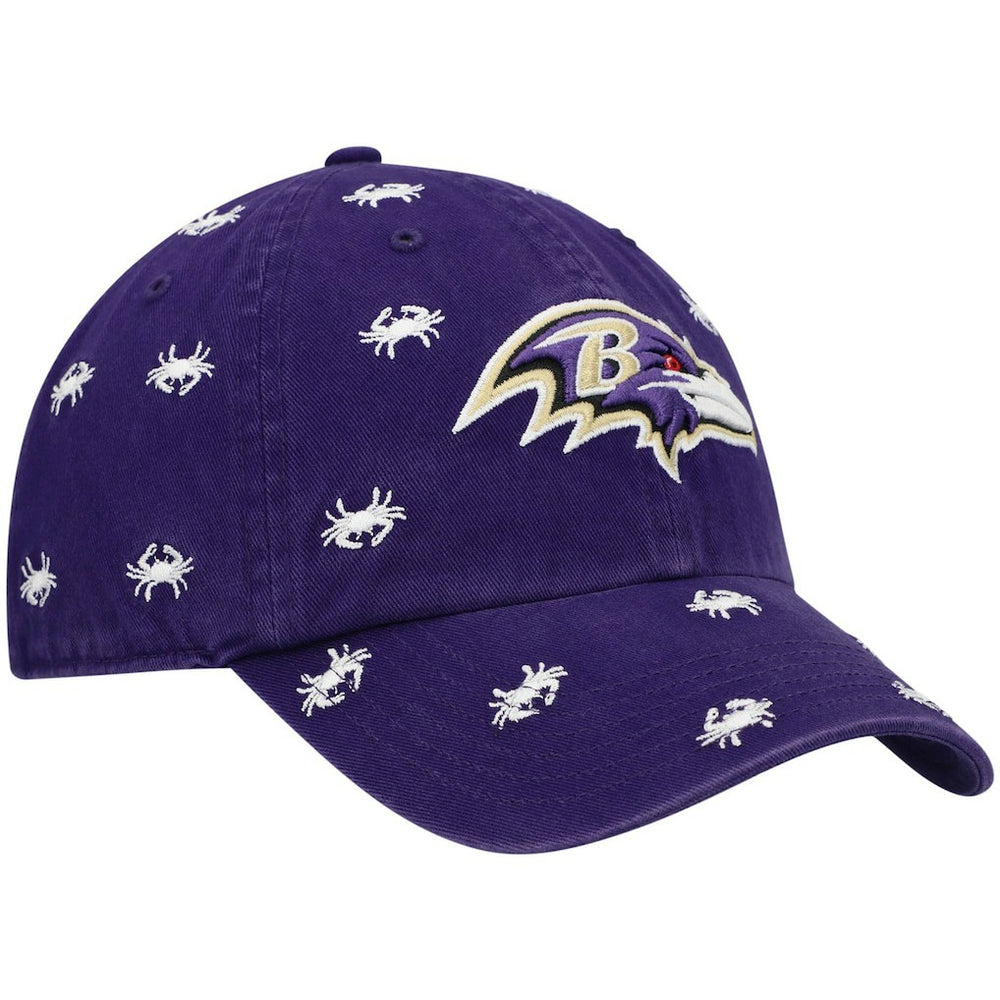 Baltimore Ravens '47 Women's Confetti Clean Up Adjustable Hat - Purple on sale