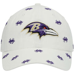 Baltimore Ravens '47 Women's Confetti Clean Up Adjustable Hat - White online