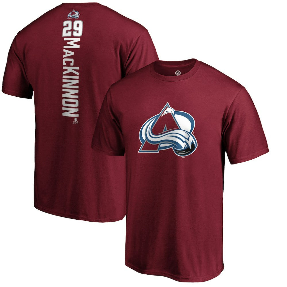 Nathan MacKinnon Colorado Avalanche Playmaker T-Shirt Garnet
