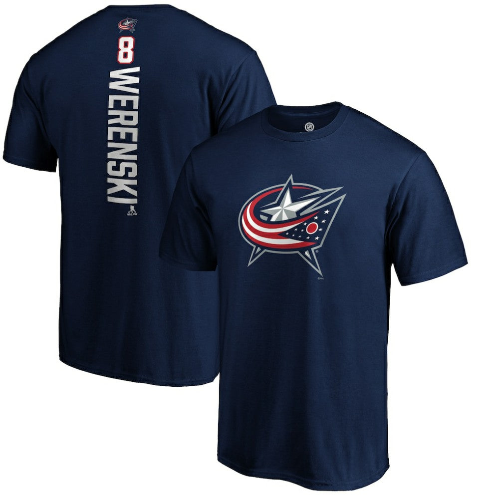 Zach Werenski Columbus Blue Jackets Playmaker T-Shirt Navy
