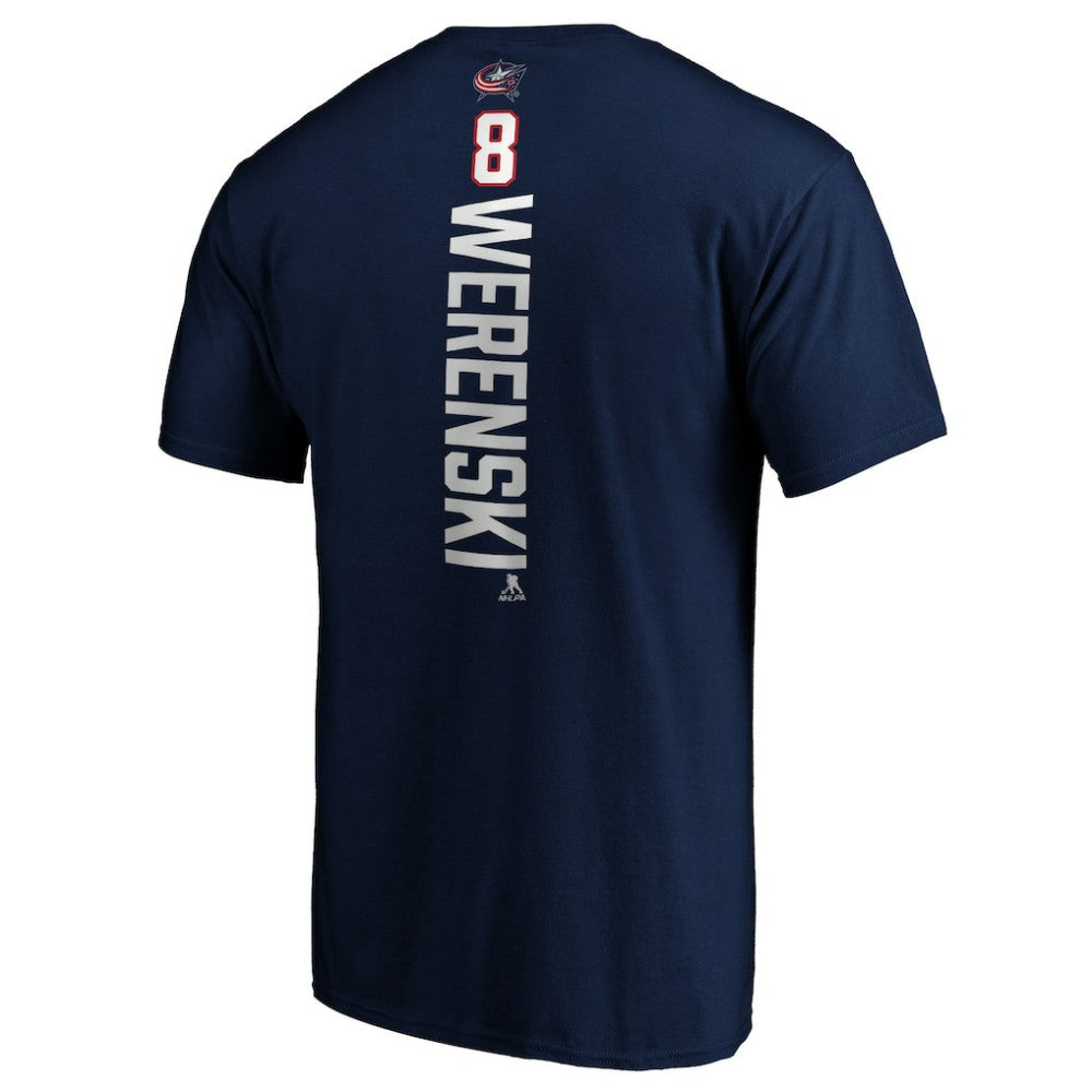 Zach Werenski Columbus Blue Jackets Playmaker T-Shirt Navy