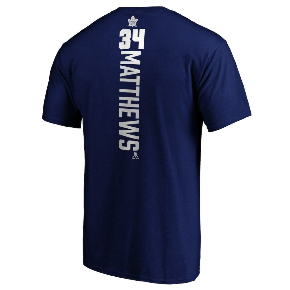 Auston Matthews Toronto Maple Leafs Playmaker T-Shirt Royal