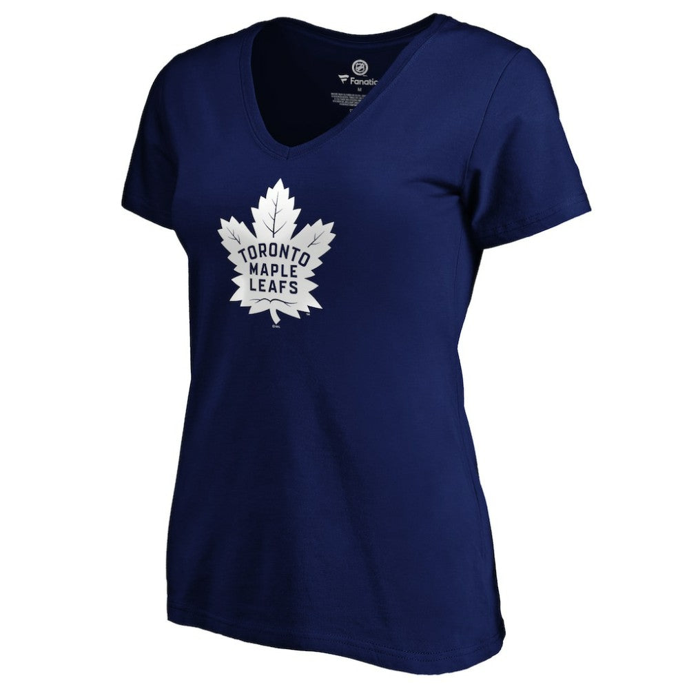 Auston Matthews Toronto Maple Leafs Women's Playmaker V-Neck T-Shirt Royal