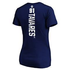 John Tavares Toronto Maple Leafs Women's Playmaker V-Neck T-Shirt Royal