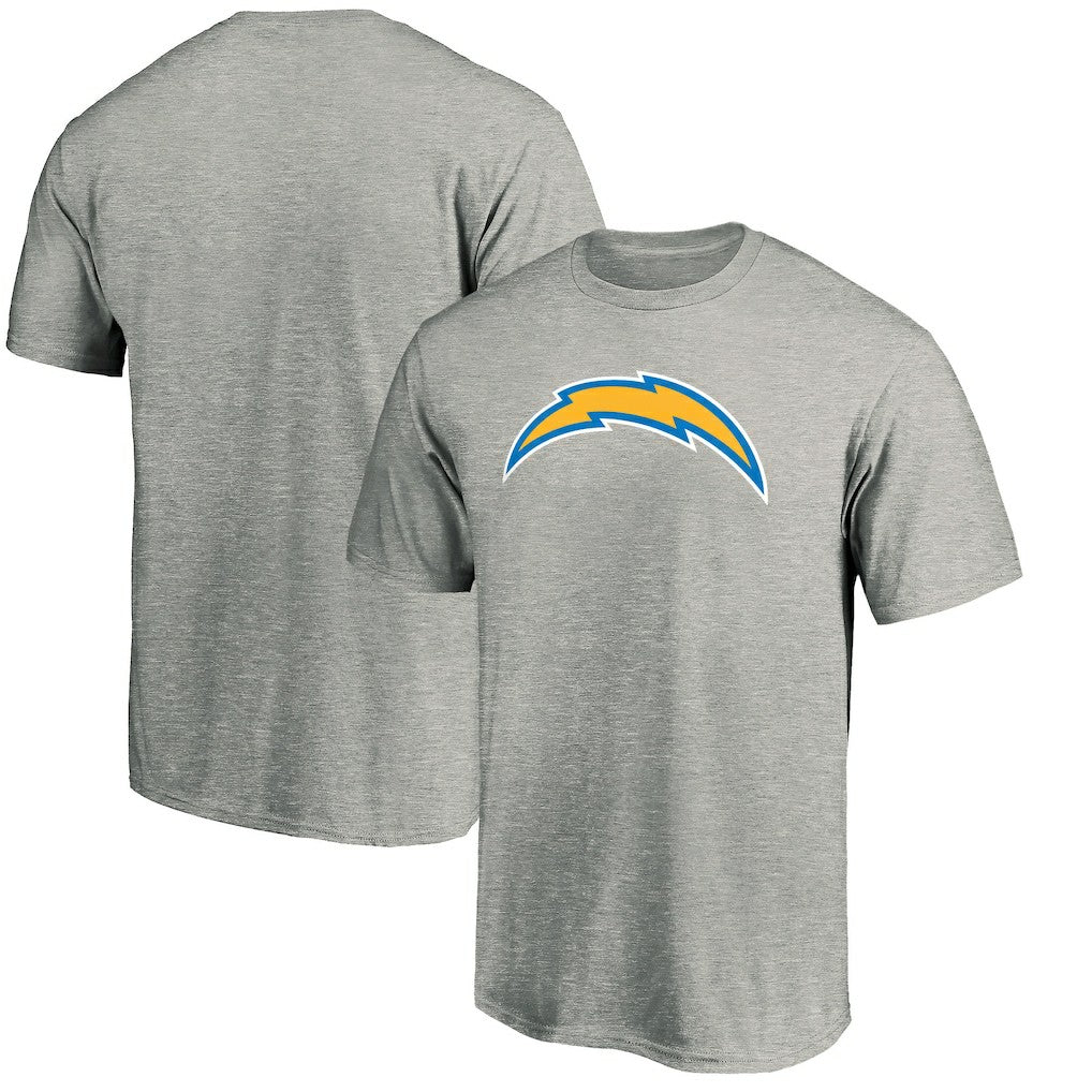 Los Angeles Chargers Primary Logo T-Shirt - Heather Gray discount