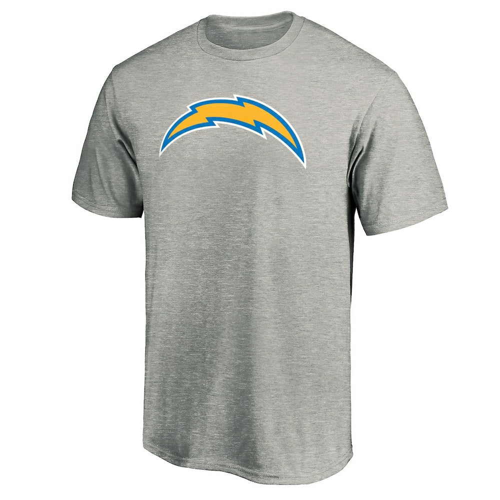 Los Angeles Chargers Primary Logo T-Shirt - Heather Gray discount