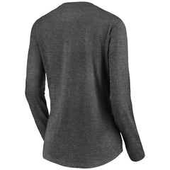 Los Angeles Chargers Women's Victory Arch Long Sleeve V-Neck T-Shirt - Heather Gray online