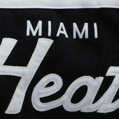 Miami Heat Head Coach Pullover Hoodie - Red/Black | Mitchell & Ness shop