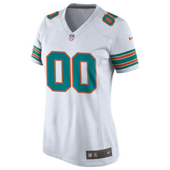 Miami Dolphins Women's Alternate Custom Game Jersey - White | Nike discount