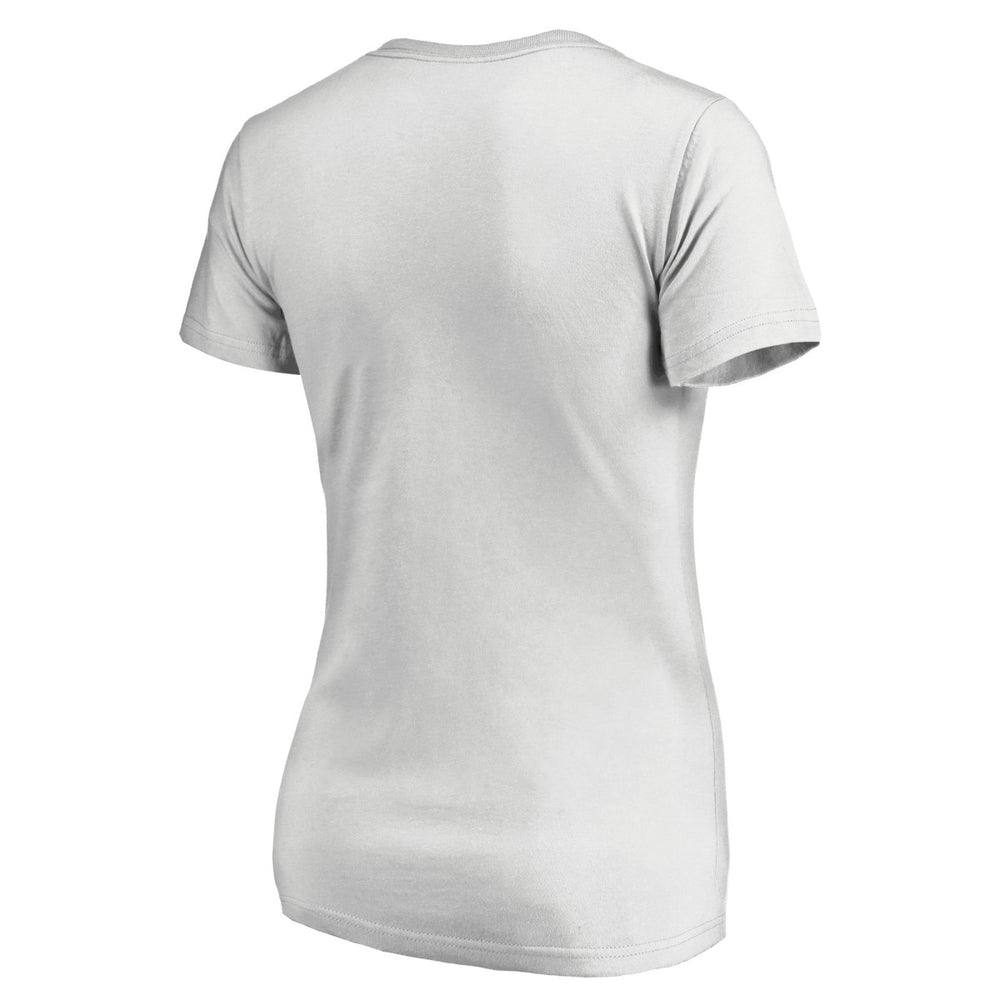 Minnesota Timberwolves Women's Floral Arch V-Neck T-Shirt - White on sale