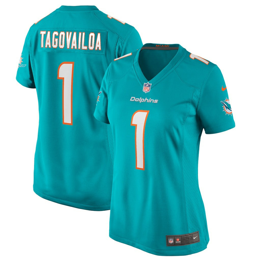 Tua Tagovailoa Miami Dolphins Women's Game Jersey - Aqua | Nike on sale