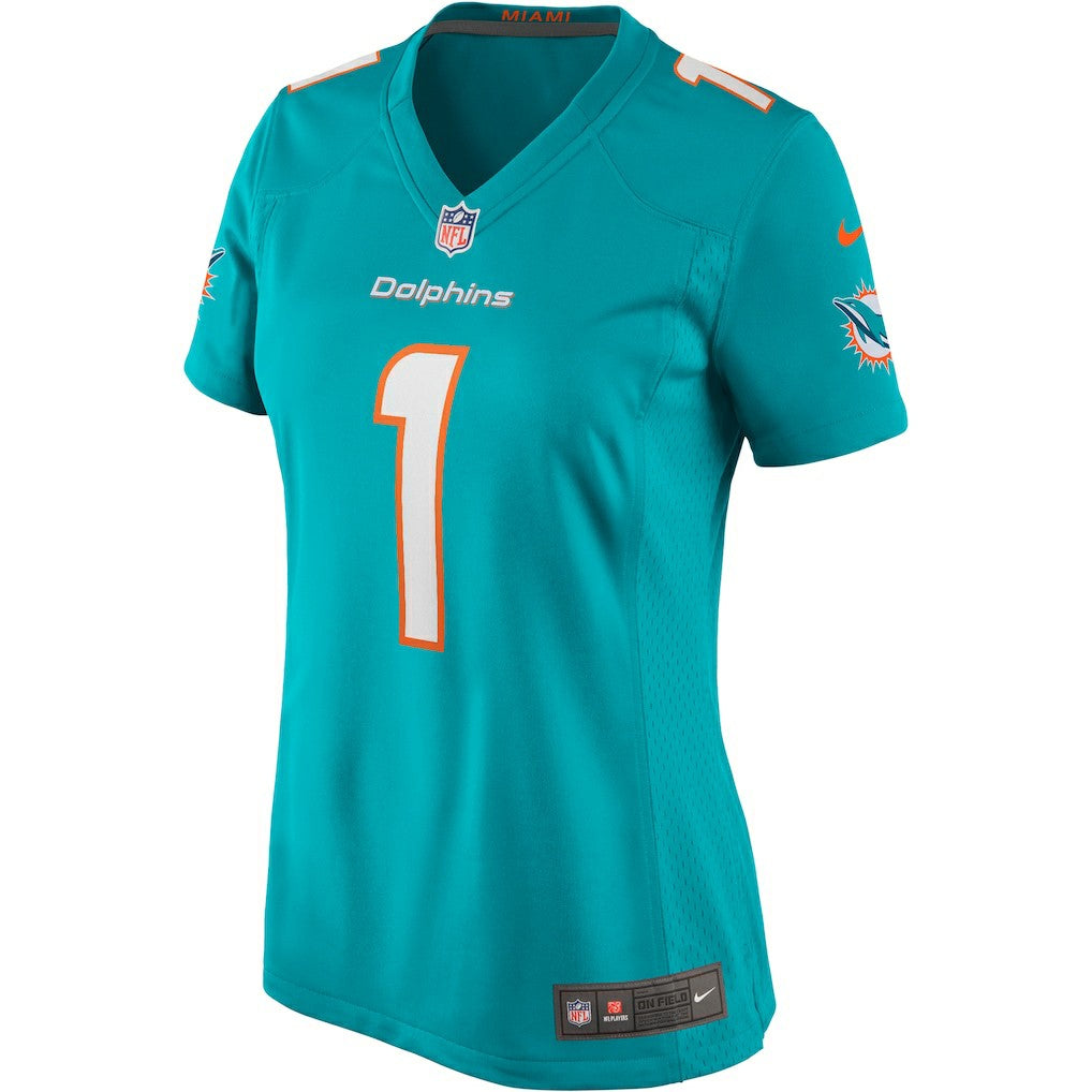 Tua Tagovailoa Miami Dolphins Women's Game Jersey - Aqua | Nike on sale