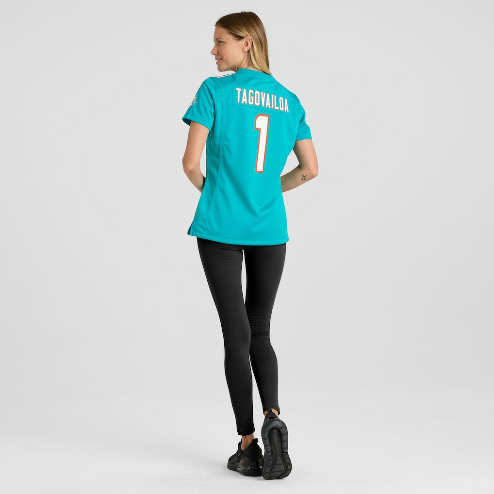 Tua Tagovailoa Miami Dolphins Women's Game Jersey - Aqua | Nike on sale