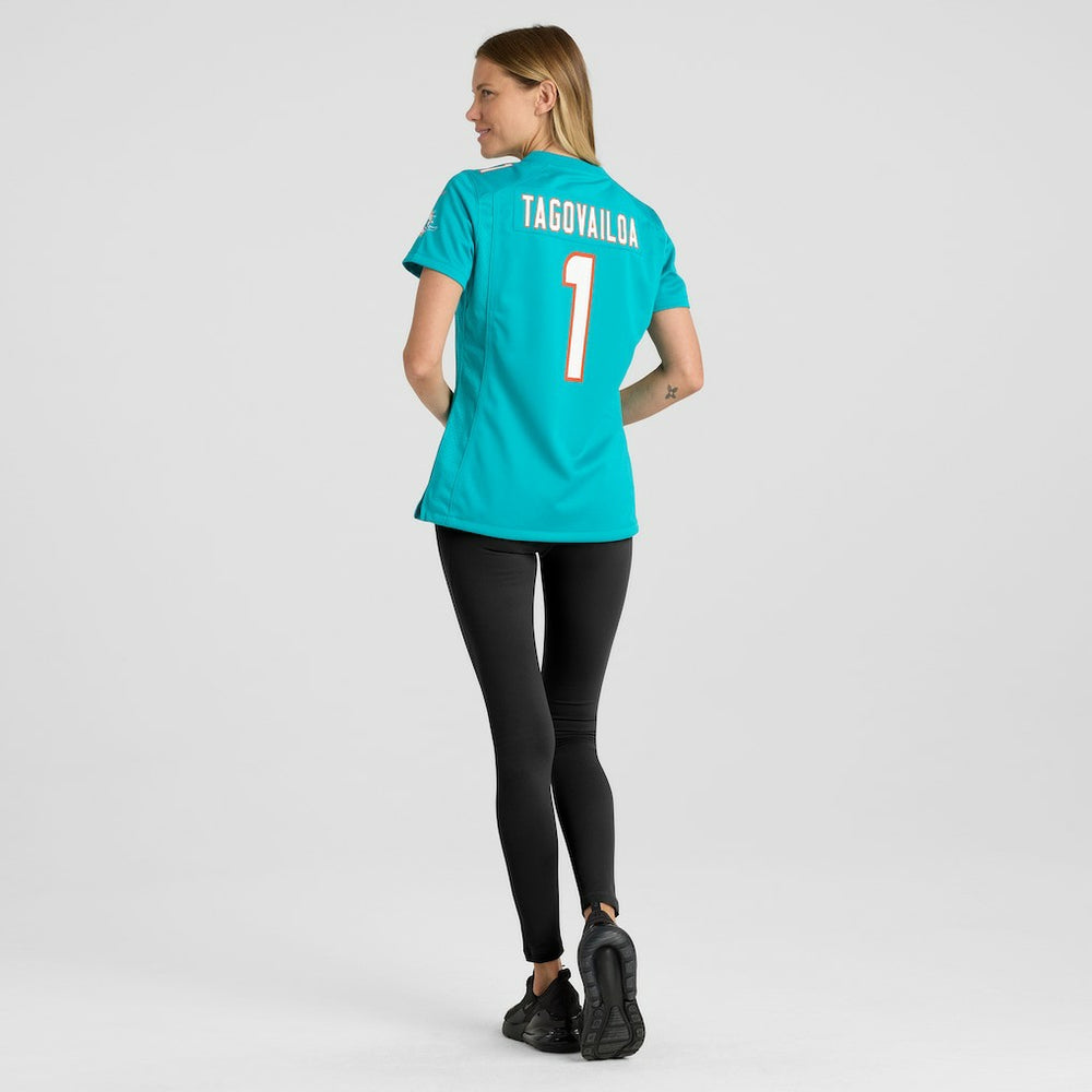 Tua Tagovailoa Miami Dolphins Women's Game Jersey - Aqua | Nike on sale