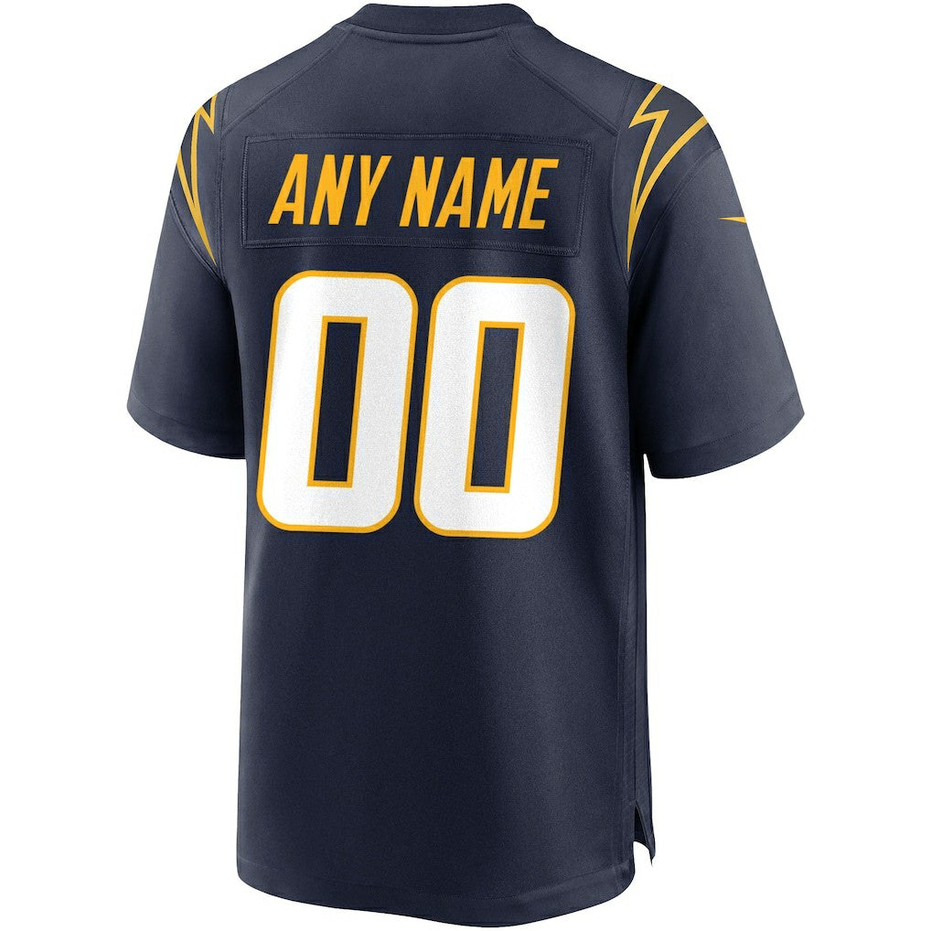 Los Angeles Chargers Alternate Custom Game Jersey - Navy | Nike on sale