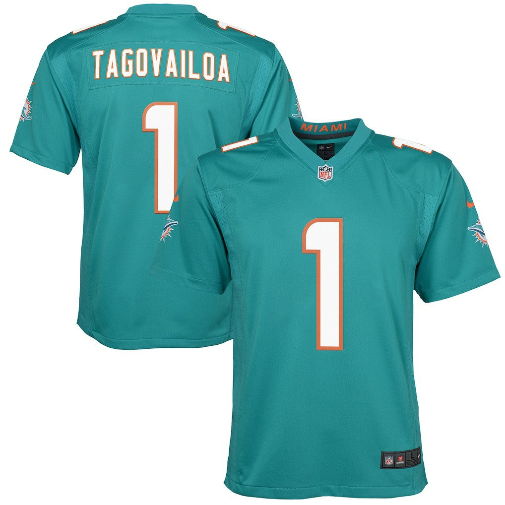 Tua Tagovailoa Miami Dolphins Youth Game Jersey - Aqua | Nike cheap