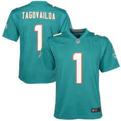 Tua Tagovailoa Miami Dolphins Youth Game Jersey - Aqua | Nike cheap
