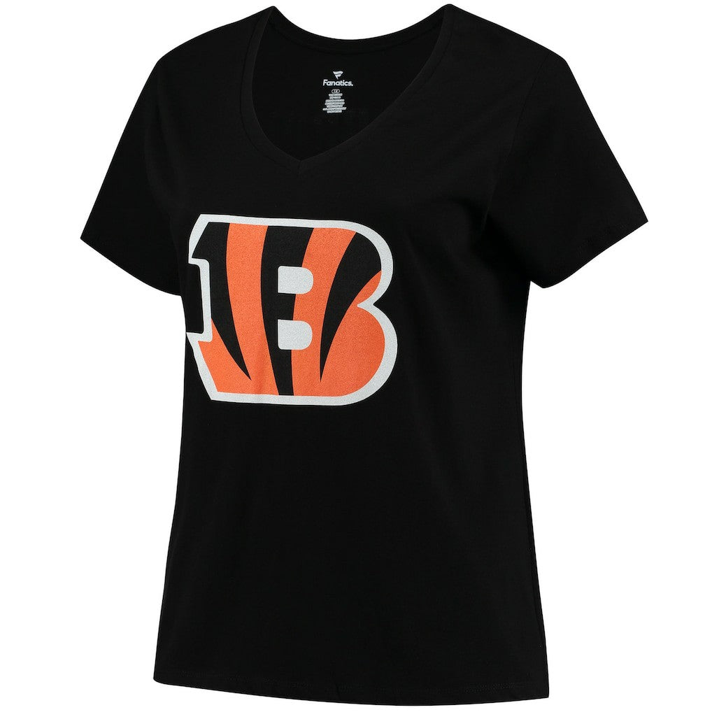 Joe Burrow Cincinnati Bengals Women's Plus Size Name & Number V-Neck T-Shirt - Black online