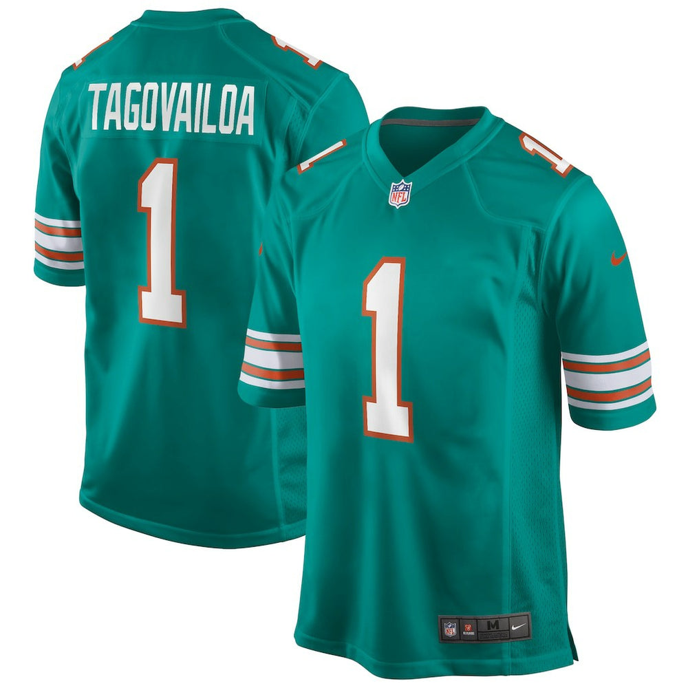 Tua Tagovailoa Miami Dolphins Alternate Game Jersey - Aqua | Nike sale