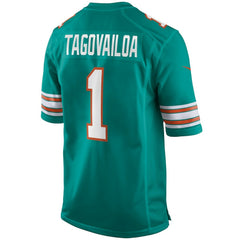 Tua Tagovailoa Miami Dolphins Alternate Game Jersey - Aqua | Nike sale
