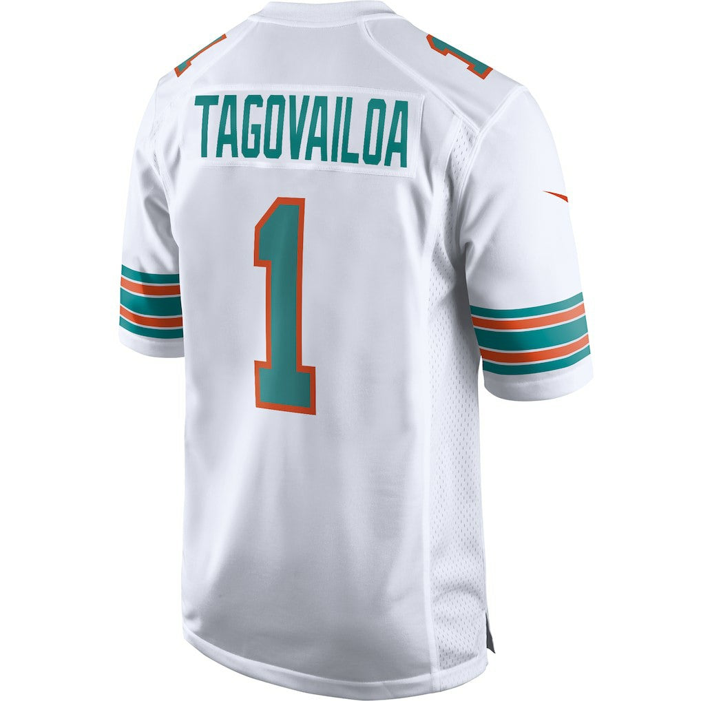 Tua Tagovailoa Miami Dolphins 2nd Alternate Game Jersey - White | Nike online