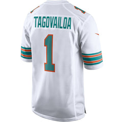 Tua Tagovailoa Miami Dolphins 2nd Alternate Game Jersey - White | Nike online
