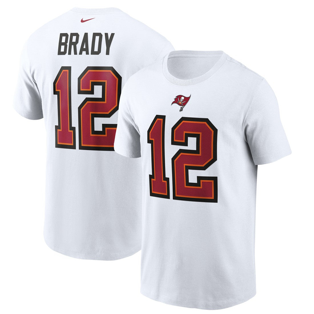 Tom Brady Tampa Bay Buccaneers Name & Number T-Shirt - White | Nike cheap