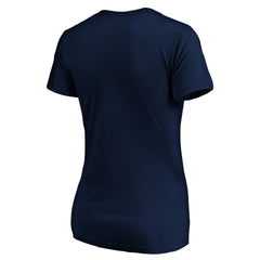 Memphis Grizzlies Women's Banner Wave V-Neck T-Shirt - Navy on sale