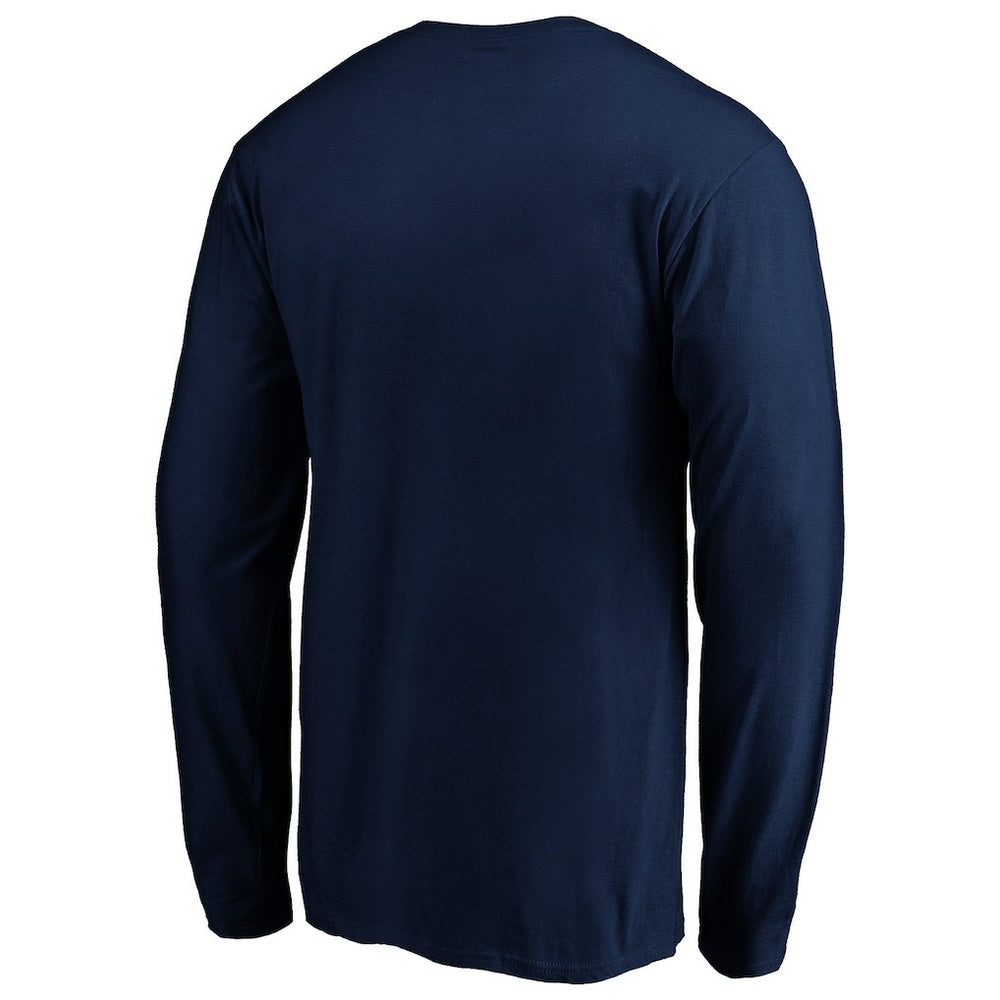 New York Knicks Banner Wave Long Sleeve T-Shirt - Navy cheap
