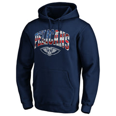 New Orleans Pelicans Banner Wave Pullover Hoodie - Navy outlet