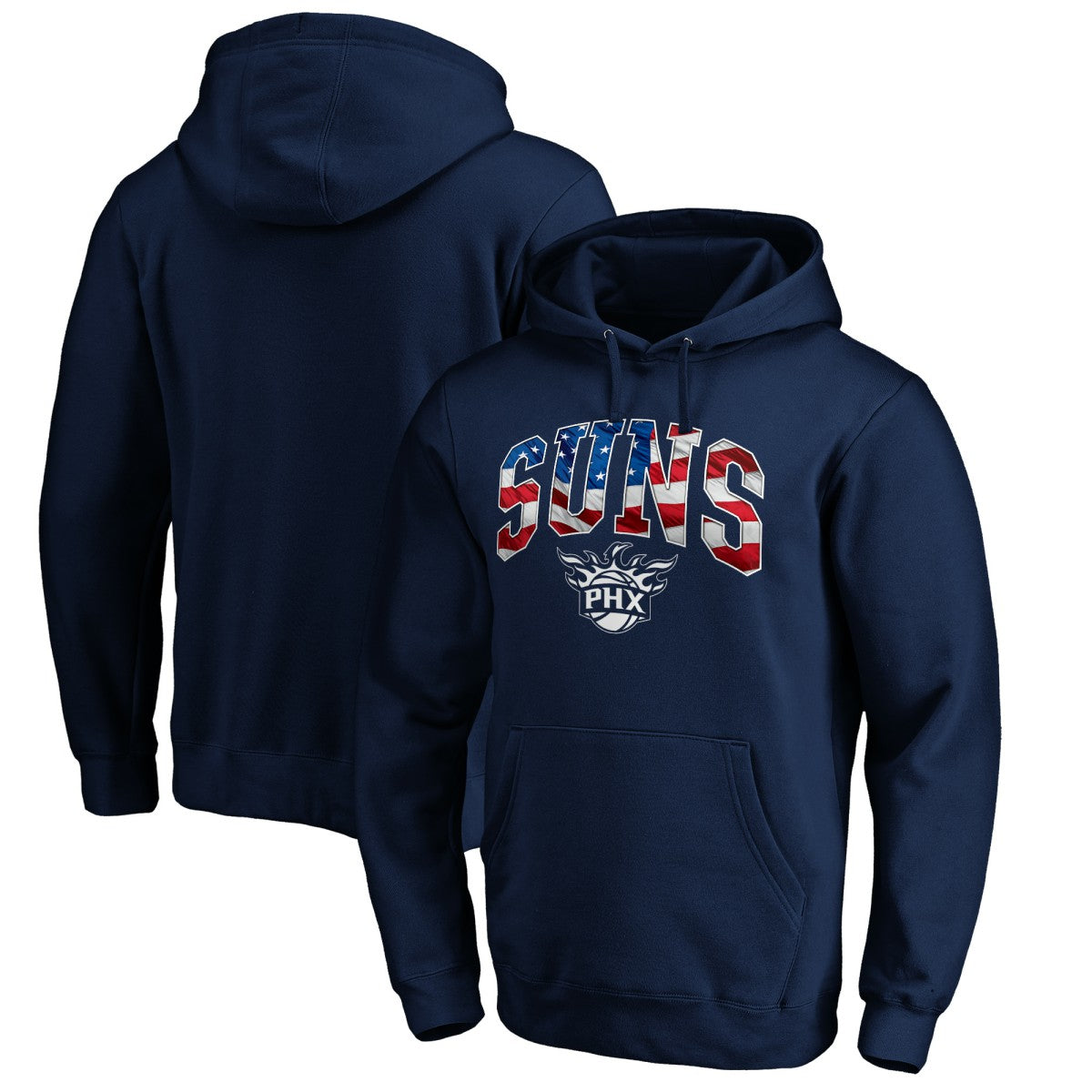 Phoenix Suns Banner Wave Pullover Hoodie - Navy discount